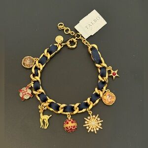 New Talbots Christmas charm bracelet